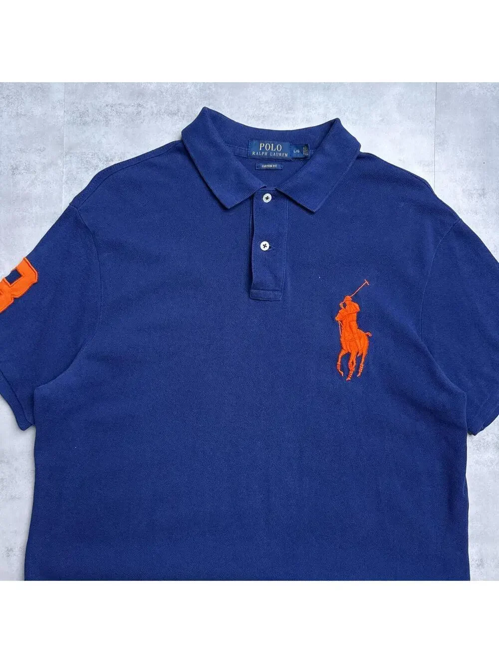 Y2K Polo Ralph Lauren blue polo shirt